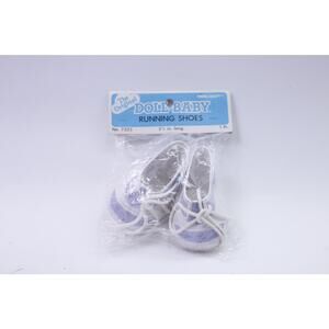 Doll Baby, Cabbage Patch Size Running Shoes, 1984, Fibre-Craft, Doll Clothing,